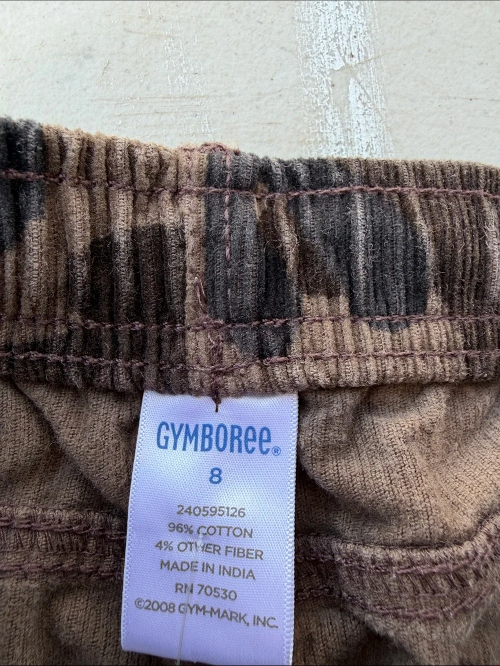 Gymboree Brown Corduroy Kids Casual Bottoms